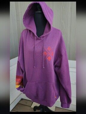 AVIATOR NATION Hunger Games Pullover Relaxed Hoodie Unisex Size L